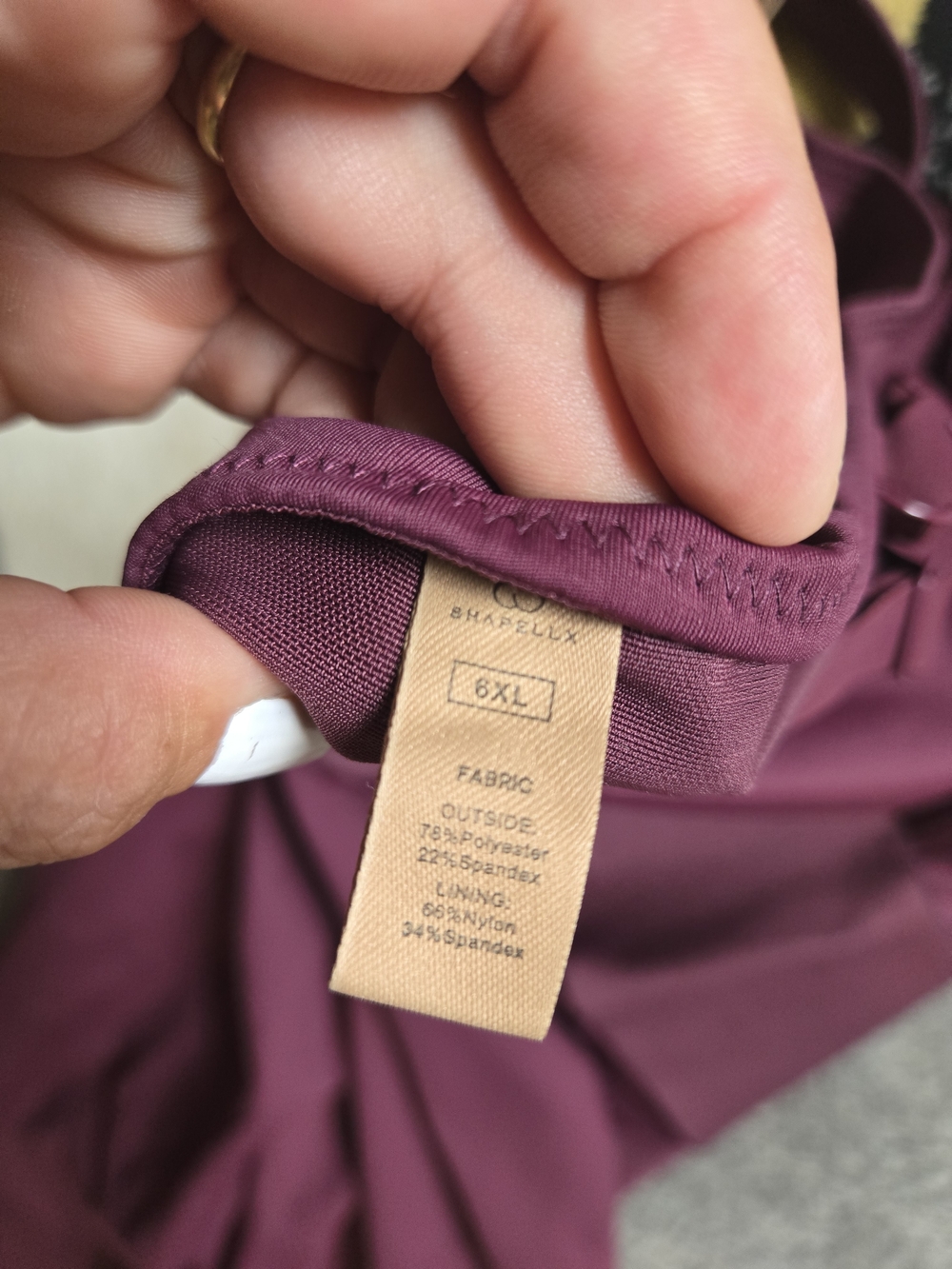 Women’s Sleeveless Zip-Front Jumpsuit in Plum - Picture 9 of 9